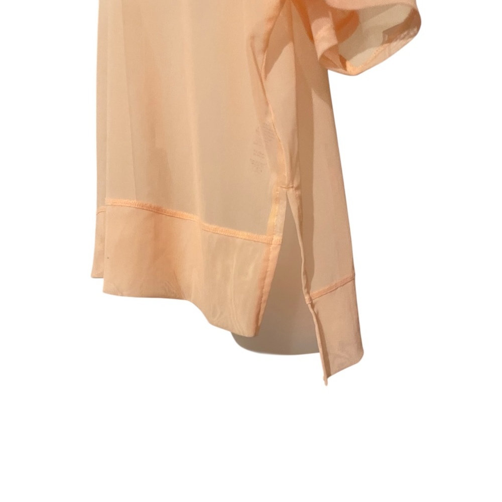 CALIA by Carrie Underwood Oversized peach mesh short-sleeve tee. Size Med NWT - Picture 6 of 9